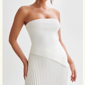 Meshki Sidney Asymmetrical Strapless Knit